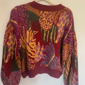 Farm Rio Jungle Print Sweater